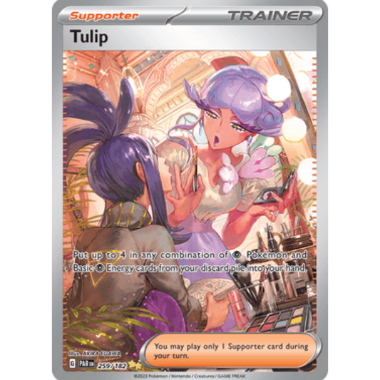 Tulip 259/182  - Holofoil SV04 Paradox Rift - Special Illustration Rare