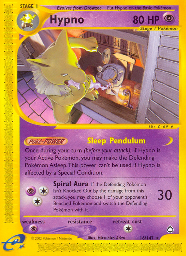 Hypno 016  Aquapolis - Rare