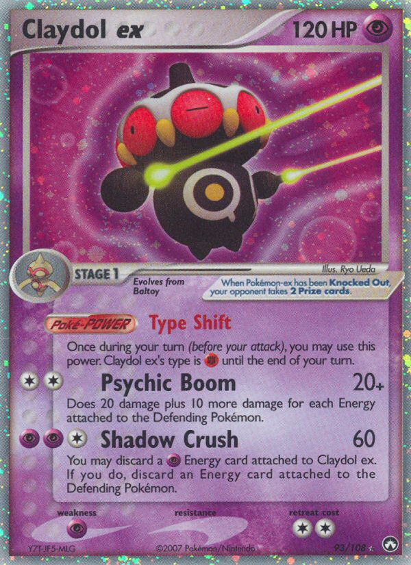Claydol ex  - Holofoil Power Keepers - Ultra Rare