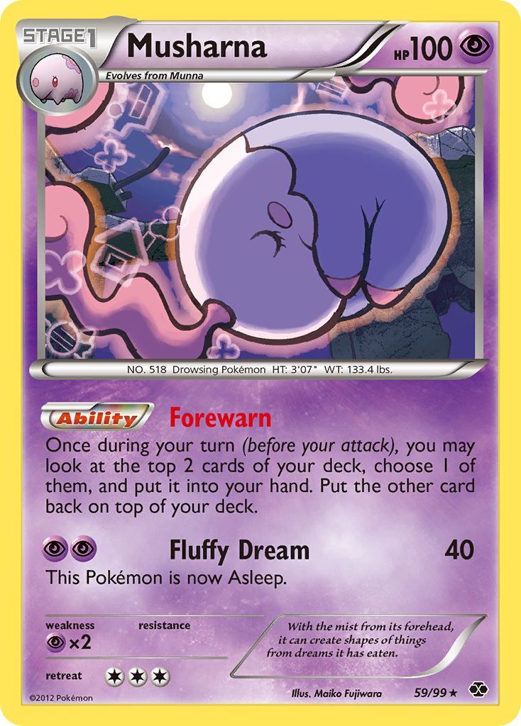 Musharna  Next Destinies - Rare