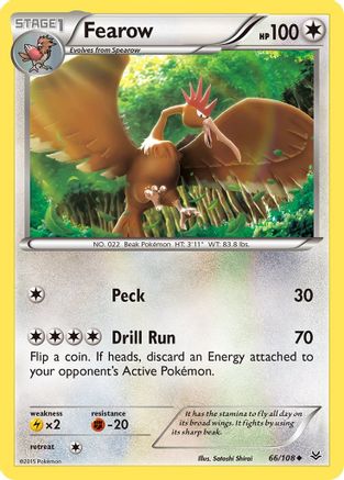Fearow 066  XY  Roaring Skies - Uncommon