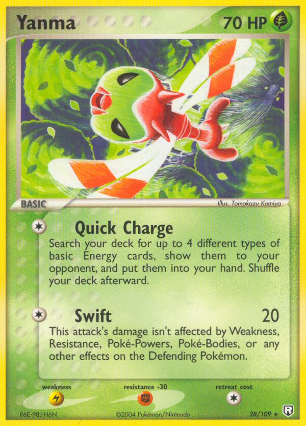 Yanma 028  Team Rocket Returns - Rare
