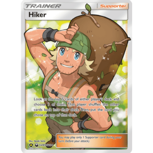 Hiker SV85/SV94  - Holofoil Hidden Fates Shiny Vault - Shiny Holo Rare