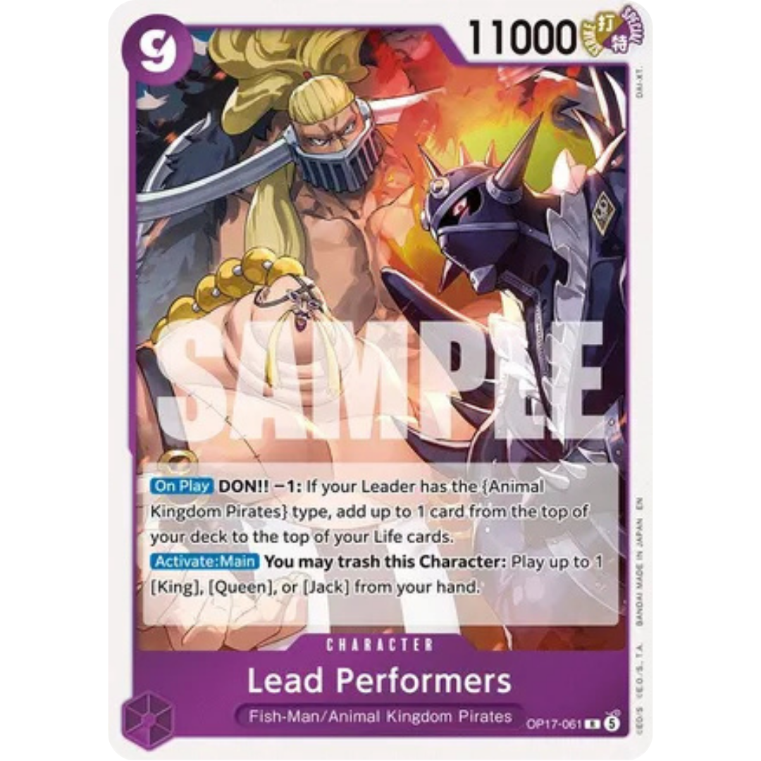 Lead Performers (OP17-061) - The World's Strongest Warriors Foil