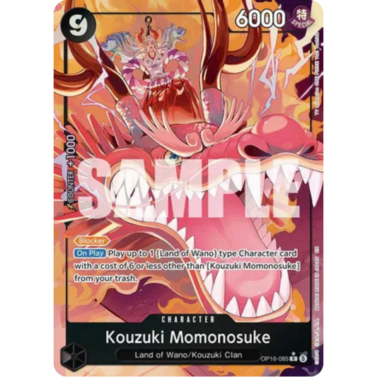 Kouzuki Momonosuke (085) (Alternate Art) (OP16-085) - The Time of Battle Foil