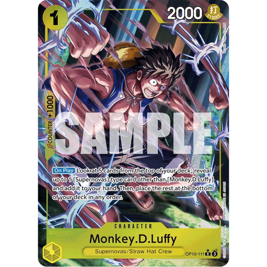 Monkey.D.Luffy (111) (Parallel) (OP10-111) - Royal Blood Foil