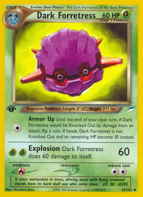 Dark Forretress/105  - 1st Edition Neo Destiny - Uncommon