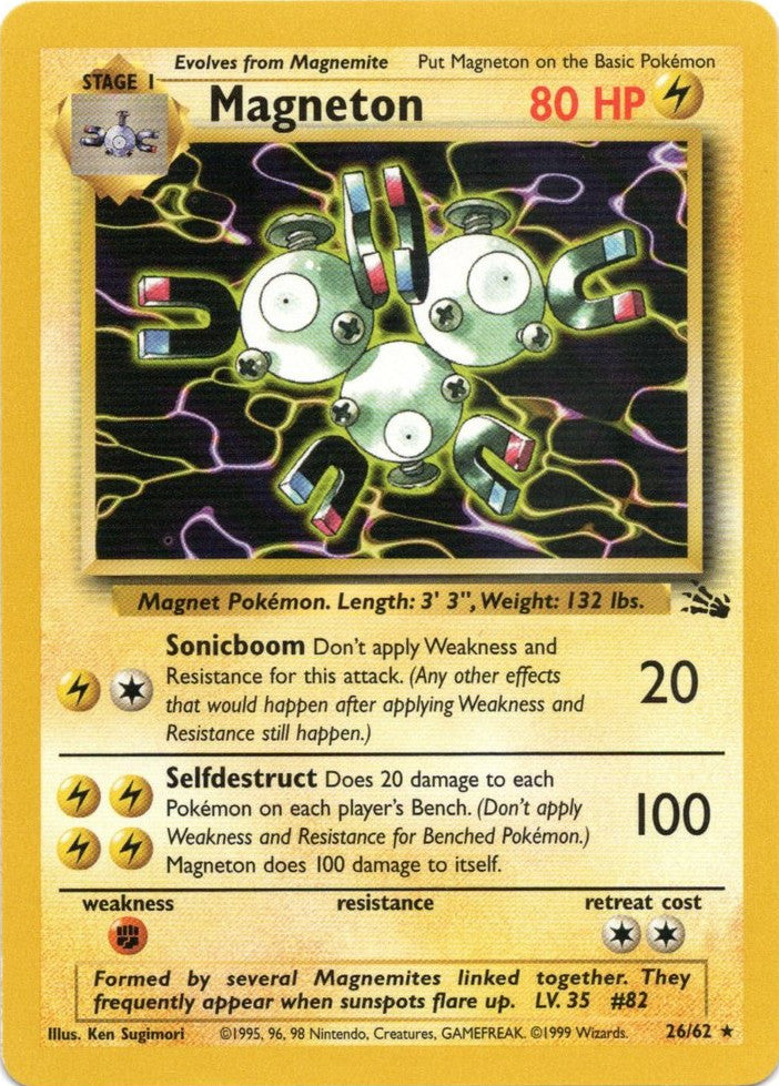 Magneton (26) 026  - Unlimited Fossil - Rare