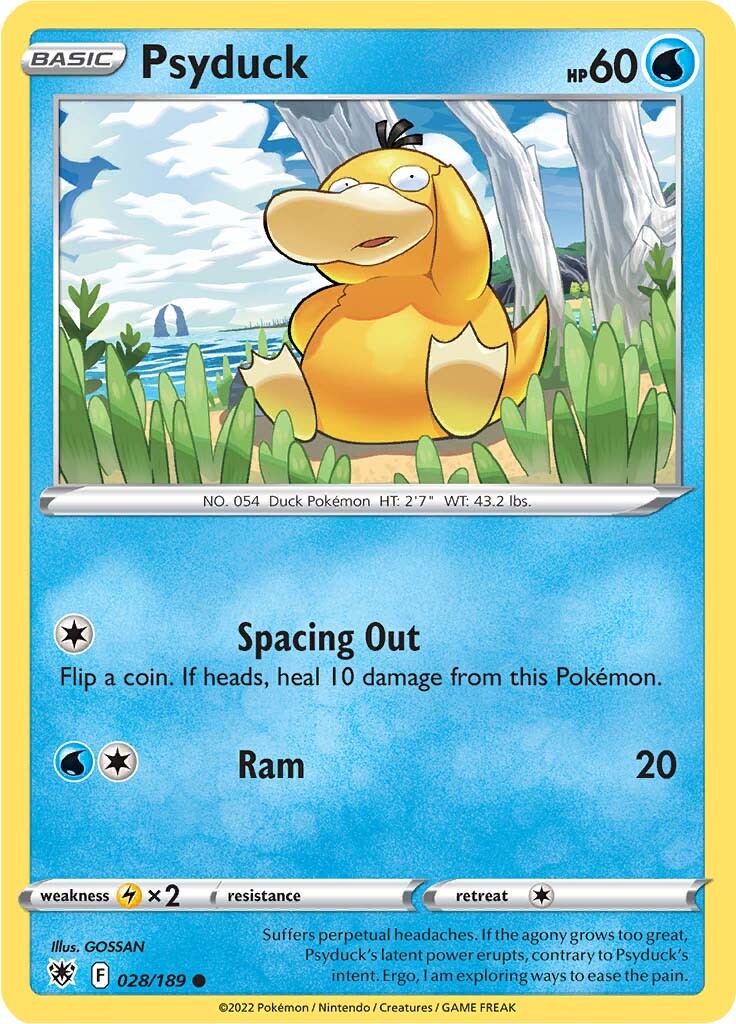 Psyduck 028  SWSH10 Astral Radiance - Common