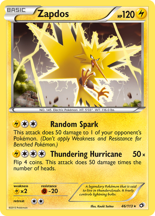 Zapdos 046/113  Deck Exclusives - Rare