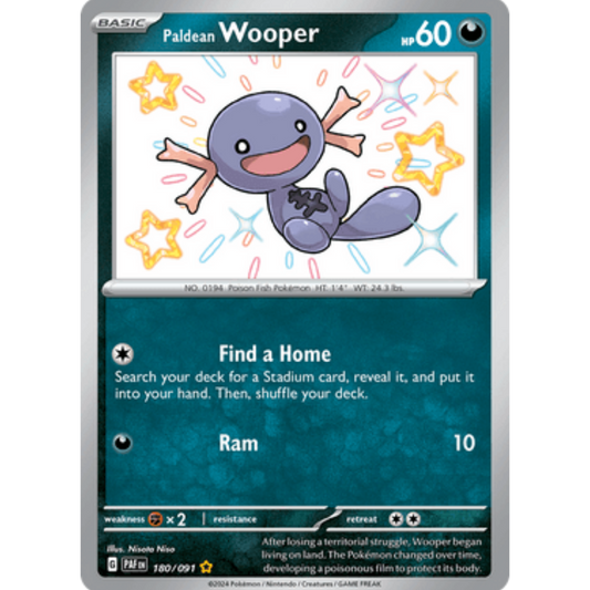 Paldean Wooper (180/091) [Scarlet & Violet: Paldean Fates]
