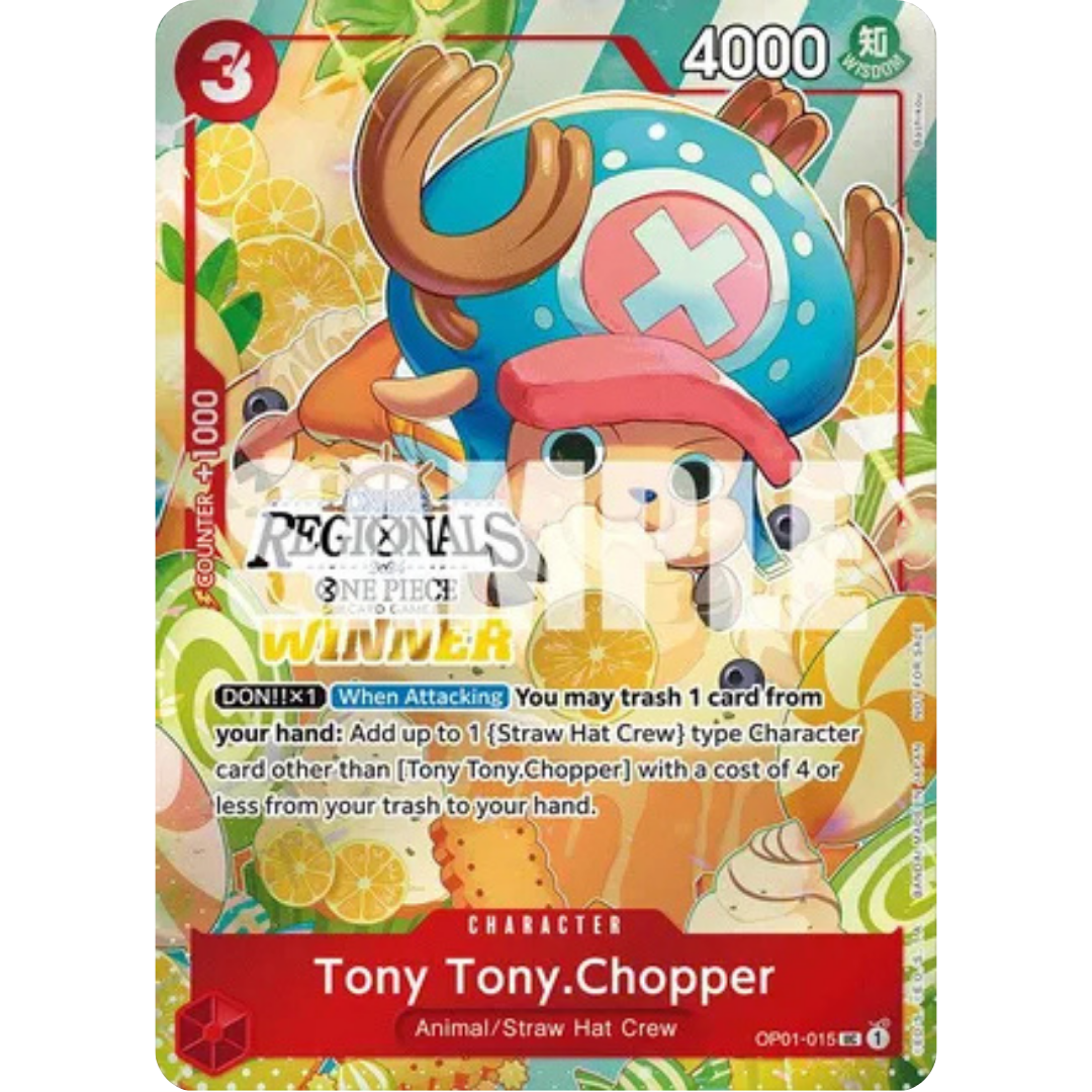 Tony Tony.Chopper (Online Regional 2024 Vol. 3) [Winner] (OP01-015) - One Piece Promotion Cards Foil