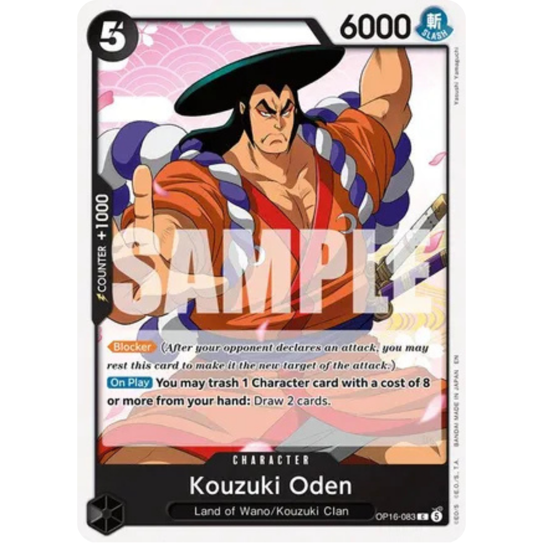 Kouzuki Oden (OP16-083) - The Time of Battle