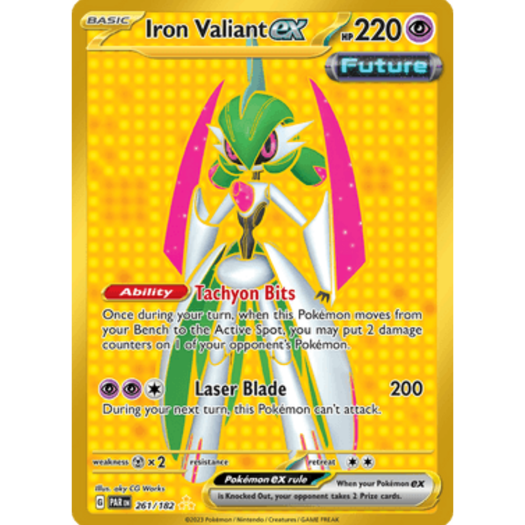 Iron Valiant ex 261/182  - Holofoil SV04 Paradox Rift - Hyper Rare
