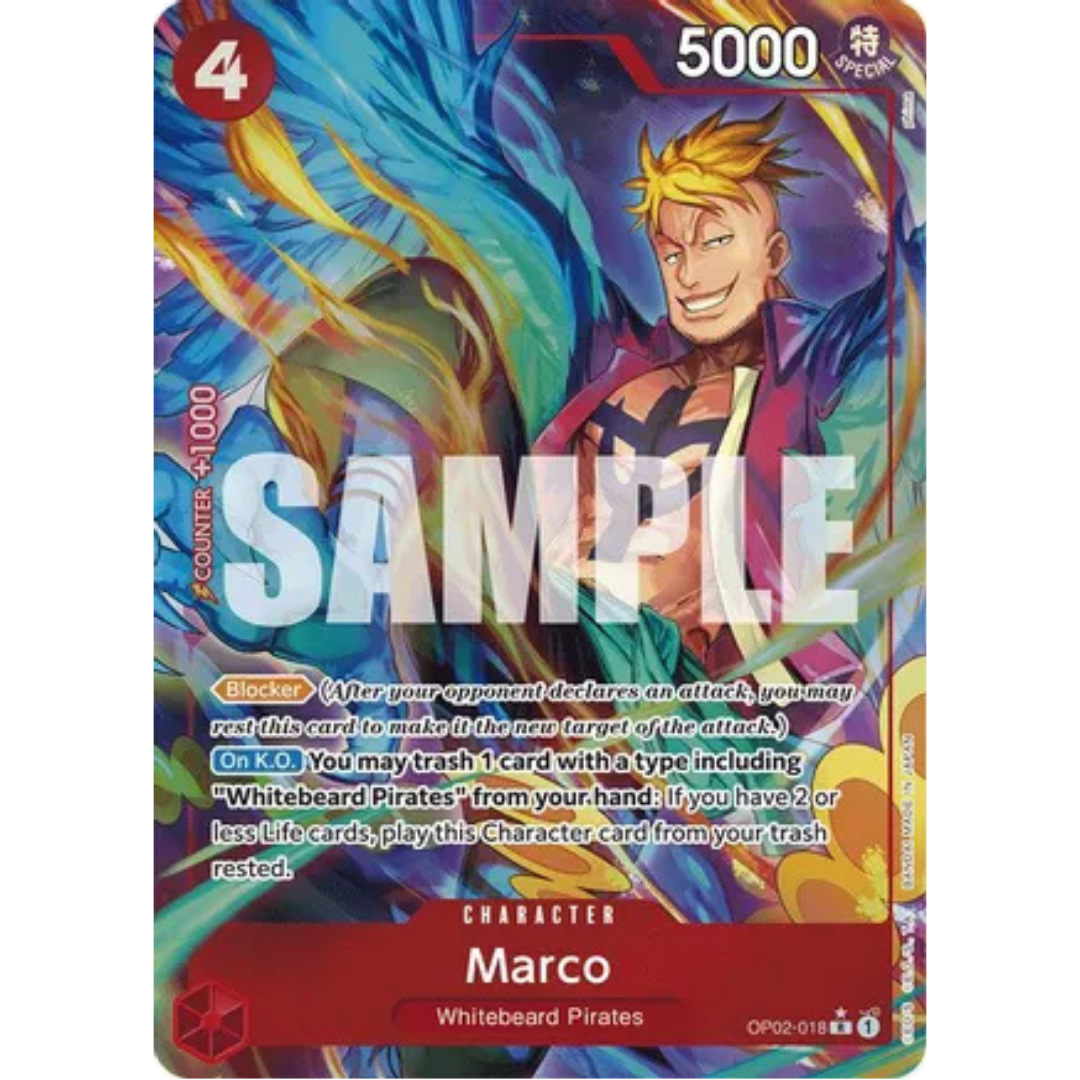 Marco (Alternate Art) (OP02-018) - Premium Booster -The Best- Foil