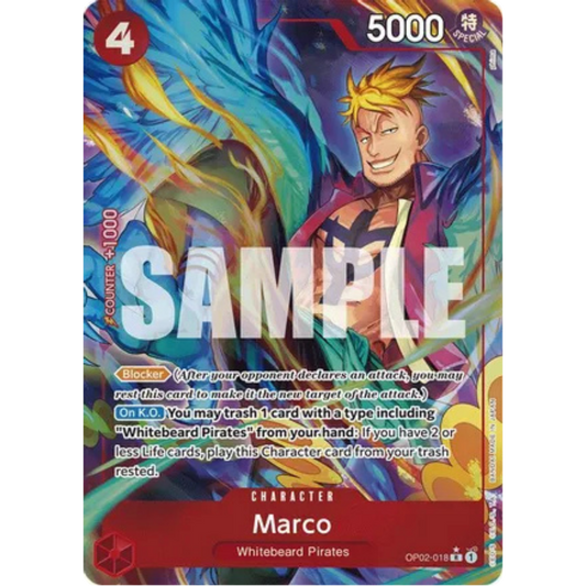 Marco (Alternate Art) (OP02-018) - Premium Booster -The Best- Foil