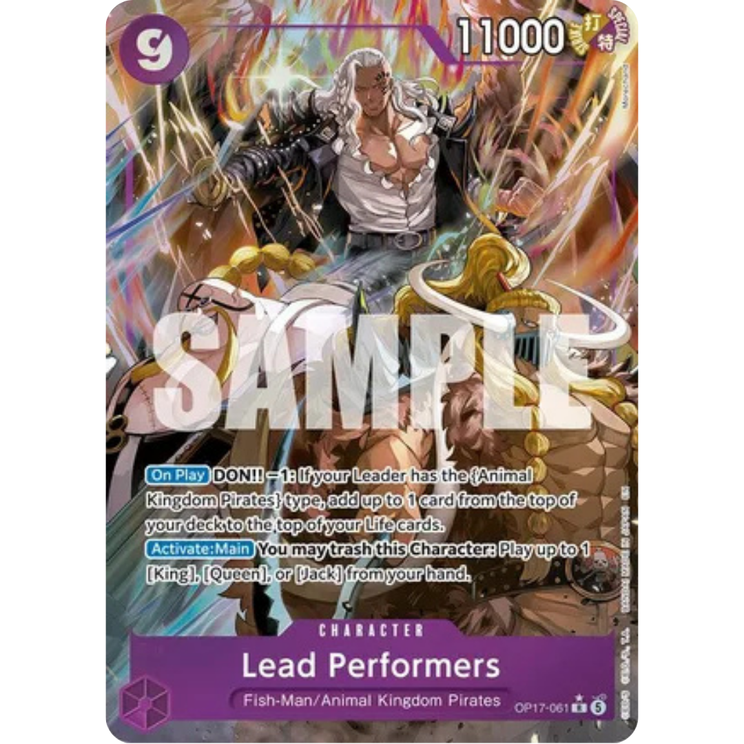 Lead Performers (Alternate Art) (OP17-061) - The World's Strongest Warriors Foil
