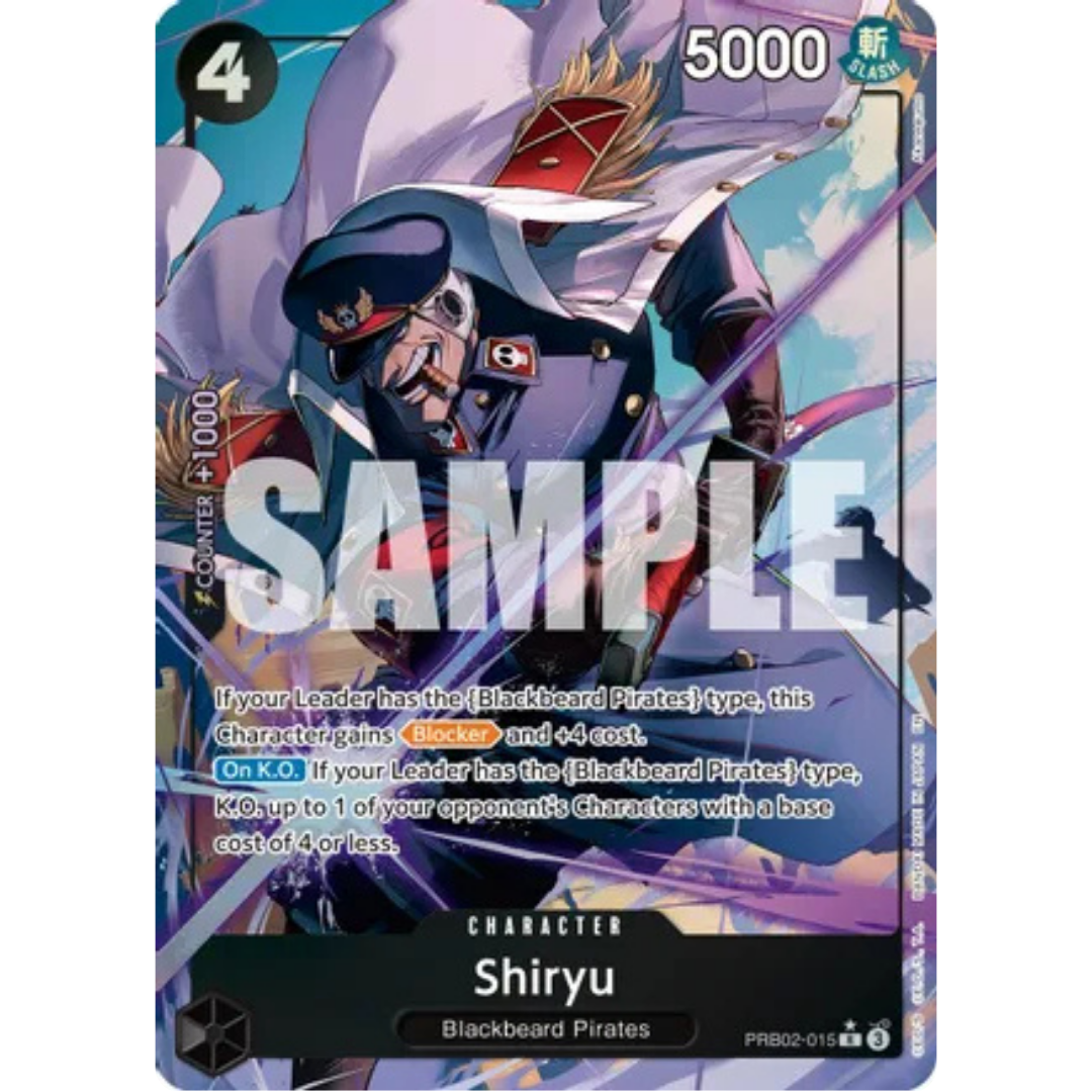 Shiryu (Alternate Art) (PRB02-015) - Premium Booster -The Best- Vol. 2 Foil