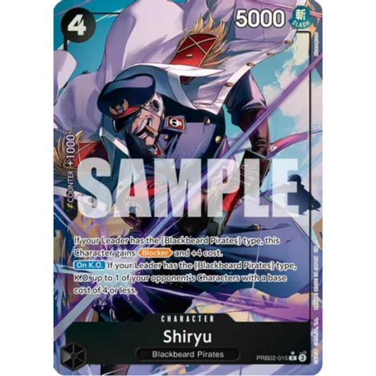 Shiryu (Alternate Art) (PRB02-015) - Premium Booster -The Best- Vol. 2 Foil