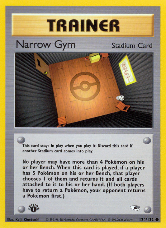Narrow Gym 124  - 1st Edition Gym Heroes - Common