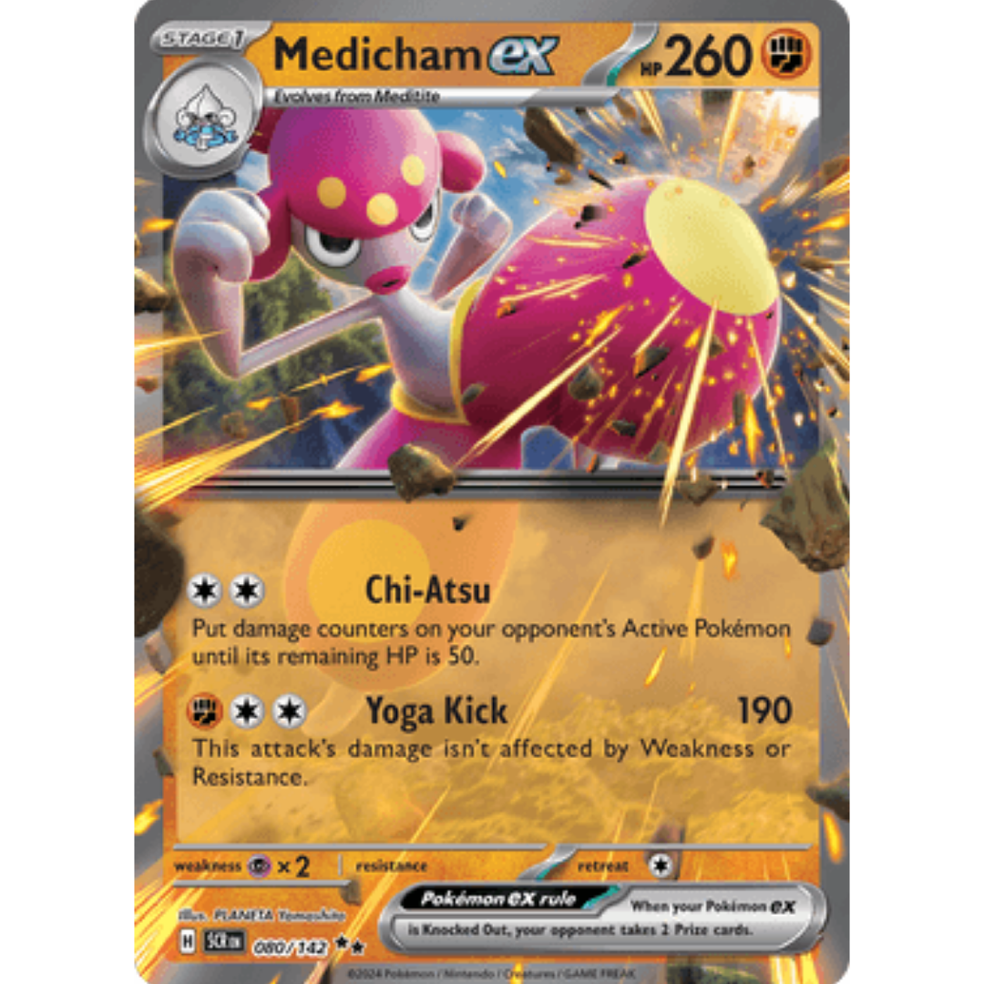 Medicham ex 080/142  - Holofoil SV07 Stellar Crown - Double Rare