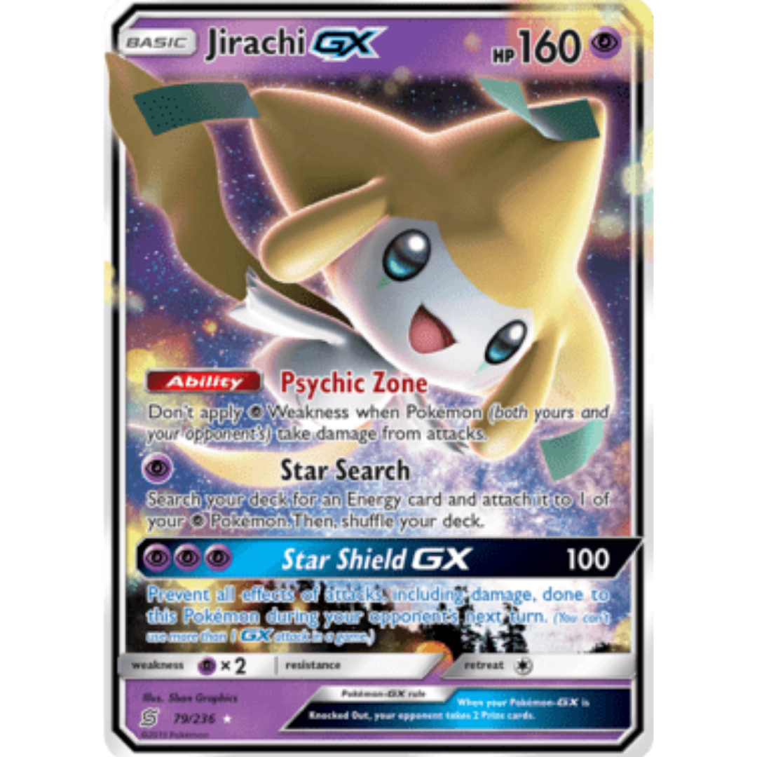 Jirachi GX 079  - Holofoil SM  Unified Minds - Ultra Rare