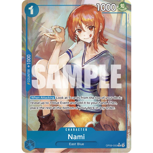 Nami (050) (Parallel) (OP09-050) - Emperors in the New World Foil