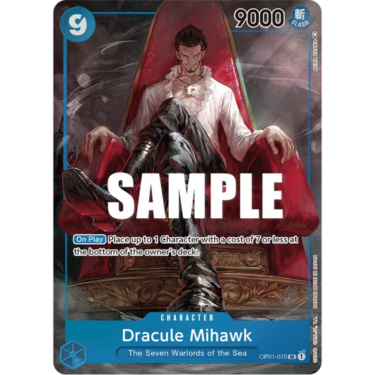 Dracule Mihawk (Parallel) (OP01-070) - Romance Dawn Foil