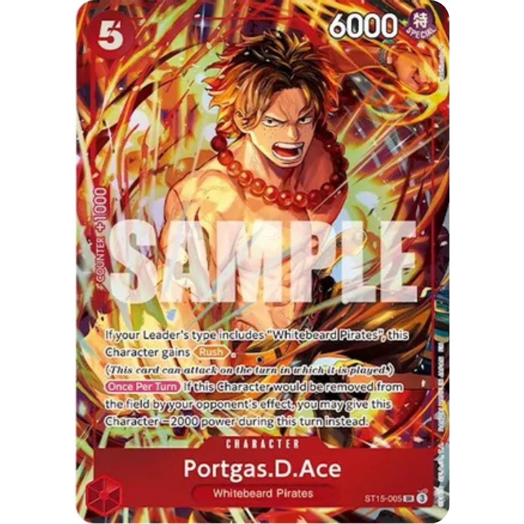 Portgas.D.Ace (Illustration Box Vol.5) (ST15-005) - One Piece Promotion Cards Foil