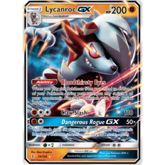 Lycanroc GX (74/145) [Sun & Moon: Guardians Rising]