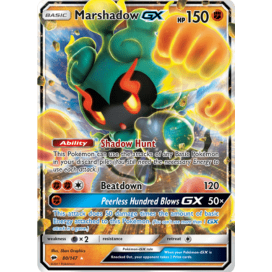Marshadow GX (80/147) [Sun & Moon: Burning Shadows]