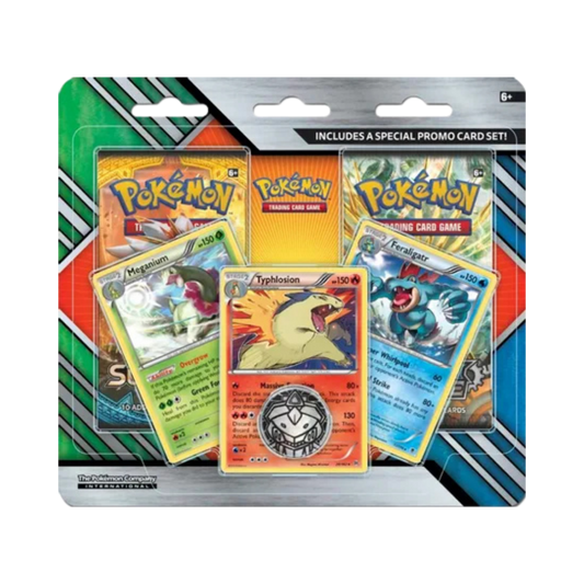 2-Pack Blister Pack [Meganium, Typhlosion & Feraligatr]