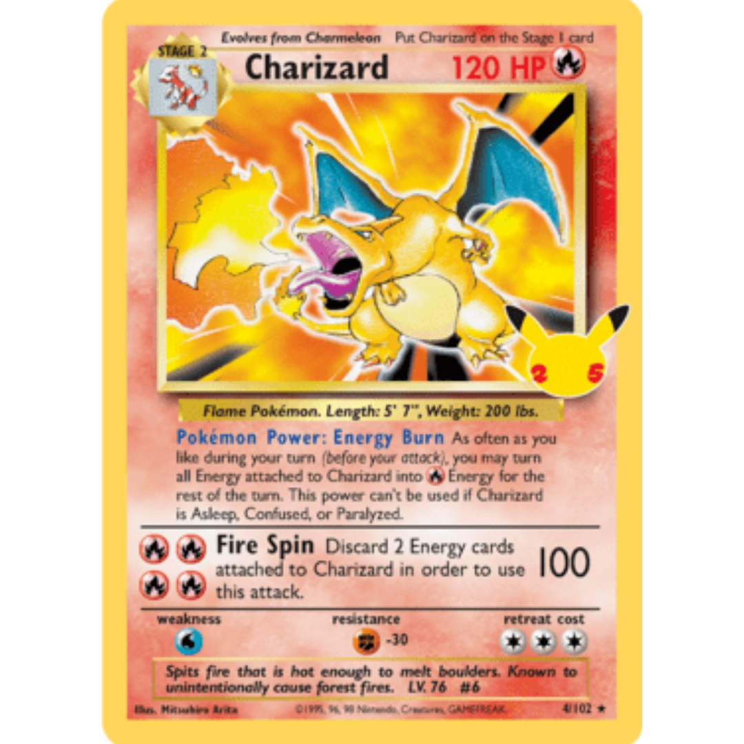 Charizard 004/102  - Holofoil Celebrations Classic Collection - Classic Collection