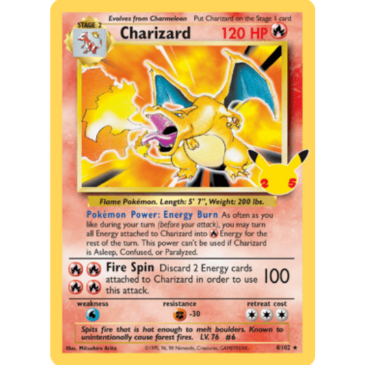 Charizard 004/102  - Holofoil Celebrations Classic Collection - Classic Collection