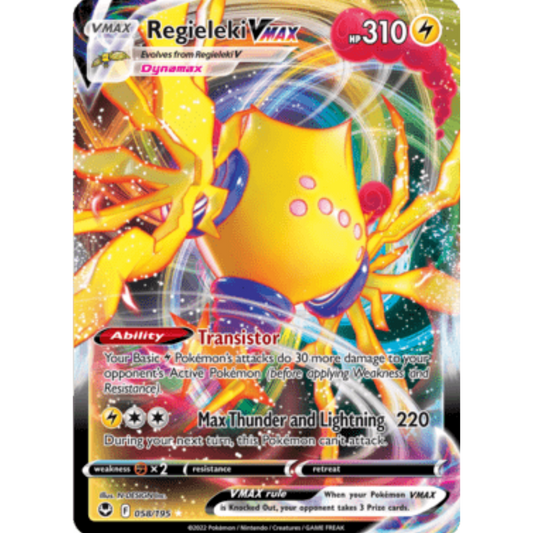 Regieleki VMAX (058/195) [Sword & Shield: Silver Tempest]