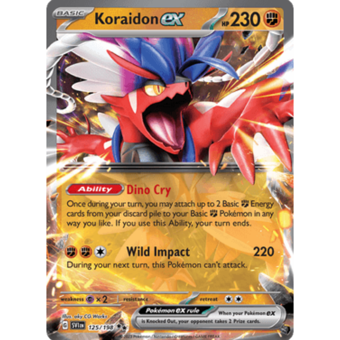 Koraidon ex (125/198) (Stamped) [Scarlet & Violet: Base Set]