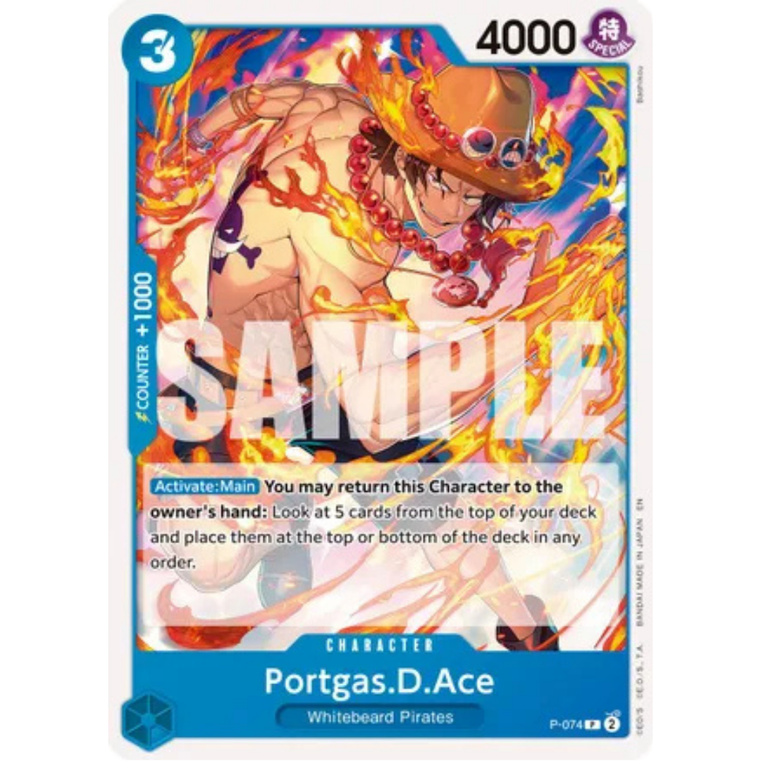 Portgas.D.Ace - P-074 (Reprint) (P-074) - Premium Booster -The Best- Vol. 2