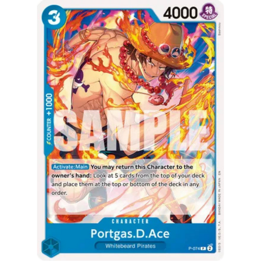 Portgas.D.Ace - P-074 (Reprint) (P-074) - Premium Booster -The Best- Vol. 2