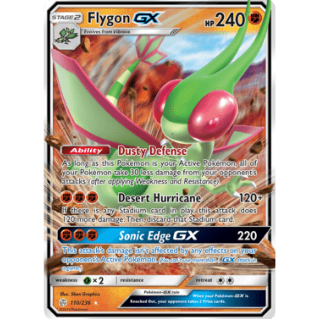 Flygon GX 110/236  - Holofoil SM  Cosmic Eclipse - Ultra Rare