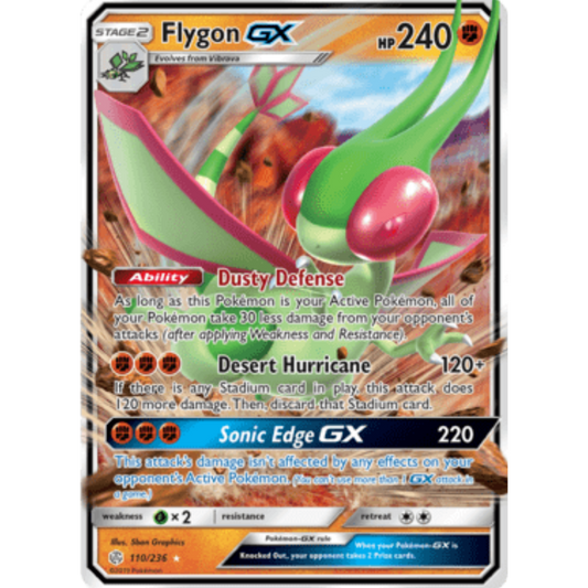 Flygon GX 110/236  - Holofoil SM  Cosmic Eclipse - Ultra Rare
