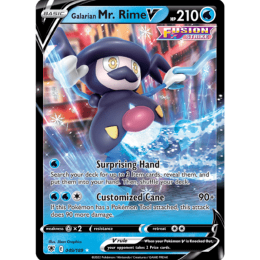 Galarian Mr. Rime V (049/189) [Sword & Shield: Astral Radiance]