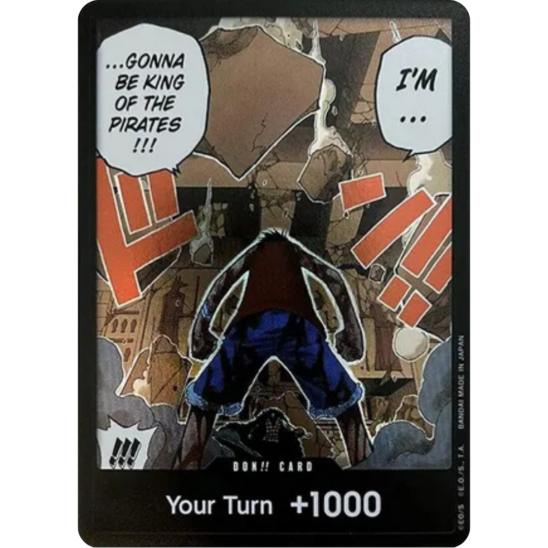 DON!! Card (Luffy vs. Crocodile) (Devil Fruits Collection Vol. 1) - One Piece Promotion Cards Foil
