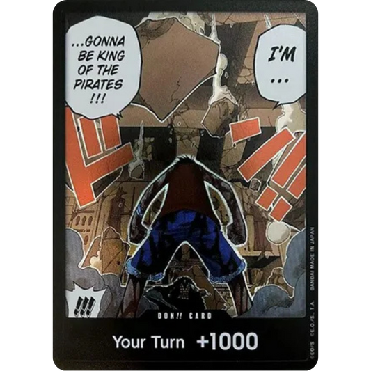 DON!! Card (Luffy vs. Crocodile) (Devil Fruits Collection Vol. 1) - One Piece Promotion Cards Foil