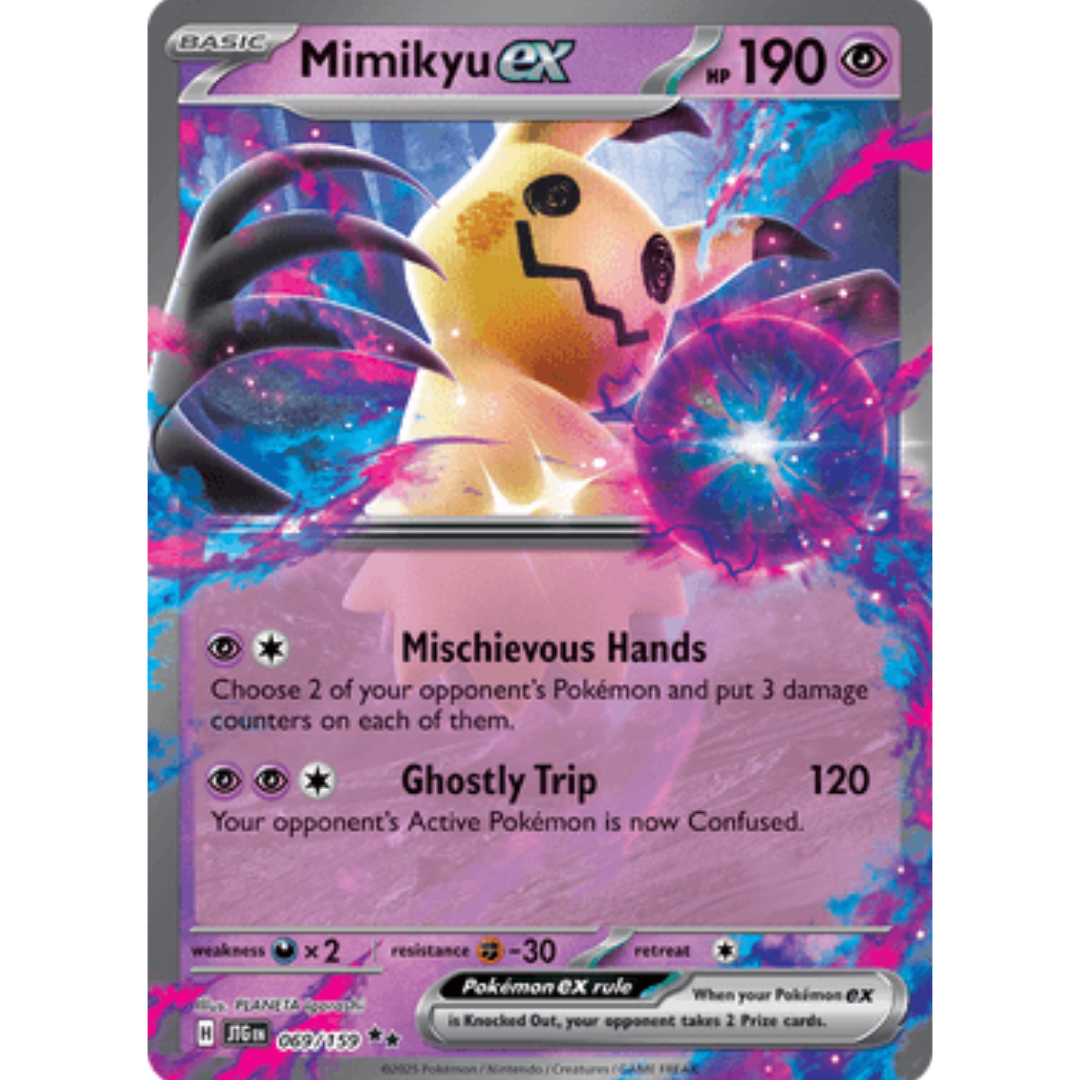 Mimikyu ex 069  - Holofoil SV09 Journey Together - Double Rare