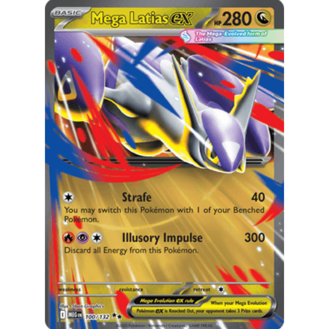 Mega Latias ex 100/132  - Holofoil ME01 Mega Evolution - Double Rare