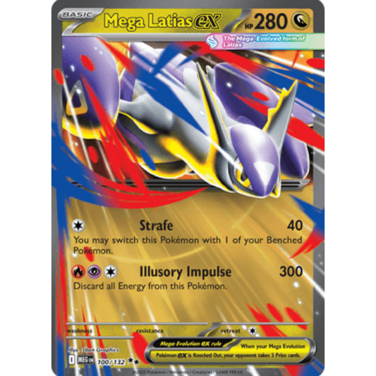 Mega Latias ex 100/132  - Holofoil ME01 Mega Evolution - Double Rare