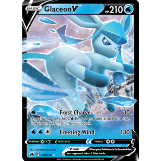 Glaceon V (038/159) [Sword & Shield: Crown Zenith]
