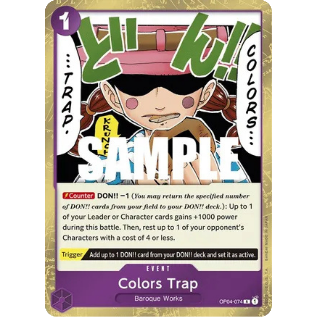 Colors Trap (OP04-074) - Kingdoms of Intrigue Foil