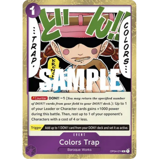 Colors Trap (OP04-074) - Kingdoms of Intrigue Foil