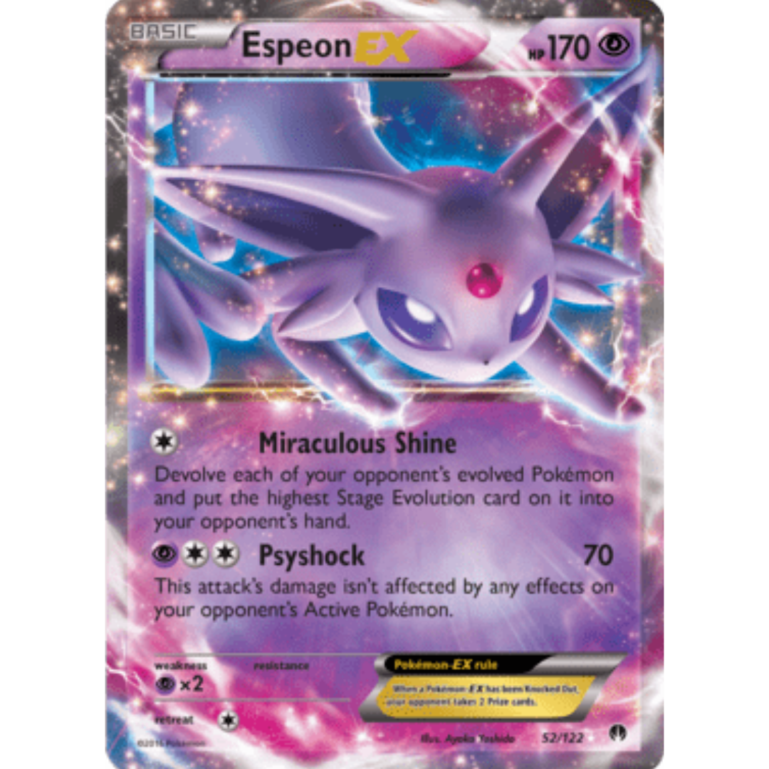 Espeon EX 052/122  - Holofoil XY  BREAKpoint - Ultra Rare